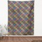 Ambesonne Mandala Fabric by The Yard, Checkered Rectangles Pattern Various Oriental Inspired Motifs Culture, Decorative Fabric for Upholstery and Home Accents, 5 Yards, Beige